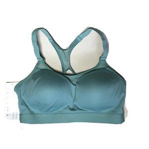 New $24 All In Motion Turquoise Medium Support Sports Racerback Bra Size Medium